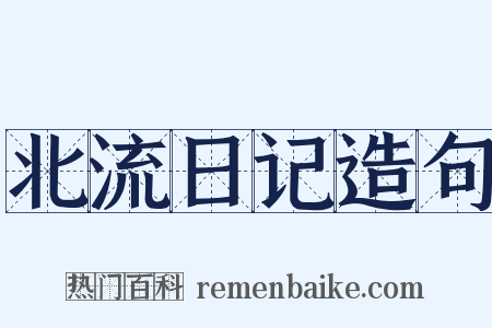 北流日记造句是什么意思的图片